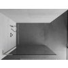 MEXEN/S - Kioto L Sprchová zástěna WALK-IN 85 x 200, transparent, nikl kartáčovaná 800-085-103-97-00