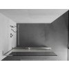 MEXEN/S - Kioto+ L Sprchová zástěna WALK-IN s poličkou a držákem ručníků 80 x 200 cm, transparent/dekor, nikl kartáčovaná 800-080-123-97-35
