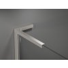 MEXEN/S - Kioto+ L Sprchová zástěna WALK-IN s poličkou a držákem ručníků 110 x 200 cm, bílý vzor, nikl kartáčovaná 800-110-123-97-97