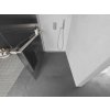 MEXEN/S - Kioto+ L Sprchová zástěna WALK-IN s poličkou a držákem ručníků 90 x 200 cm, proužky, nikl kartáčovaná 800-090-123-97-09