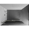 MEXEN/S - Kioto+ L Sprchová zástěna WALK-IN s poličkou a držákem ručníků 90 x 200 cm, grafit, nikl kartáčovaná 800-090-123-97-40