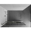 MEXEN/S - Kioto+ L Sprchová zástěna WALK-IN s poličkou a držákem ručníků 90 x 200 cm, černý vzor, nikl kartáčovaná 800-090-123-97-78