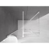 MEXEN/S - Velar sprchový kout 100 x 75, transparent, bílá 871-100-075-01-20
