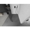 MEXEN/S - Kioto Sprchová zástěna WALK-IN Walk-in 80 x 200 cm, transparent 8 mm, grafit kartáčovaná 800-080-101-66-06