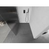 MEXEN/S - Kioto Sprchová zástěna WALK-IN 100 x 200 cm, proužky 8 mm, grafit kartáčovaná 800-100-101-66-09