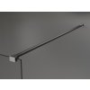 MEXEN/S - Kioto+ Sprchová zástěna WALK-IN s poličkou a držákem ručníků 100 x 200 cm, bílý vzor, grafit kartáčovaná 800-100-121-66-97