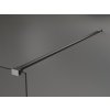 MEXEN/S - Kioto+ Sprchová zástěna WALK-IN s poličkou a držákem ručníků 110 x 200 cm, černý vzor, grafit kartáčovaná 800-110-121-66-77