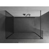 MEXEN/S - Kioto Sprchová zástěna WALK-IN 100 x 85 x 40 cm, transparent, grafit kartáčovaná 800-100-085-221-66-00-040