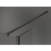MEXEN/S - Kioto Sprchová zástěna WALK-IN 100 x 85 x 40 cm, transparent, grafit kartáčovaná 800-100-085-221-66-00-040