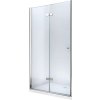 MEXEN - LIMA skládací dveře 95x190 cm 6mm, chrom, transparent se stěnovým profilem 856-095-000-01-00