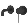 ULTRAMIX podomítková dvouprvková umyvadlová baterie, hubice 10cm, černá mat