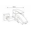 MEXEN/S - Libra R77 vanová baterie s příslušenstvím, černá 74513R77-70