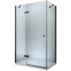 MEXEN/S - ROMA sprchový kout 80x70, transparent, černá 854-080-070-70-00