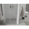 MEXEN - Lima sprchové dveře zalamovací 80, transparent, chrom se stěnovým profilem 856-080-000-01-00