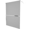 MEXEN/S - KIOTO Sprchová zástěna WALK-IN s poličkou a držákem ručníků 80 x 200, grafit 8 mm, chrom 800-080-121-01-40
