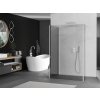 MEXEN/S - Kioto Sprchová zástěna WALK-IN 105 x 100 x 40 cm, transparent, bílá 800-105-100-221-20-00-040
