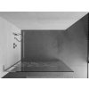 MEXEN/S - Kioto L Sprchová zástěna WALK-IN 90 x 200, bílý vzor, chrom 800-090-103-01-85