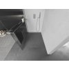 MEXEN/S - Kioto+ L Sprchová zástěna WALK-IN s poličkou a držákem ručníků 80 x 200 cm, proužky, chrom 800-080-123-01-09