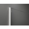 MEXEN/S - Kioto+ Sprchová zástěna WALK-IN s poličkou a držákem ručníků 95 x 200 cm, transparent, bílá 800-095-121-20-00