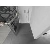 MEXEN/S - Kioto+ L Sprchová zástěna WALK-IN s poličkou a držákem ručníků 90 x 200 cm, bílý vzor, nikl kartáčovaná 800-090-123-97-85