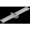 MEXEN - Flat žlab bez roštu 50 cm otočný nerez 1040050