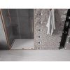 MEXEN/S - Velar L posuvné sprchové dveře 110 cm, transparent, měď kartáčovaná 871-110-003-01-65