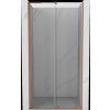 MEXEN/S - Velar L posuvné sprchové dveře 110 cm, transparent, měď kartáčovaná 871-110-003-01-65