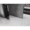 MEXEN/S - Velar L Sprchová zástěna posuvná Walk-in 110 x 200 cm, grafit 8 mm, bílá 871-110-003-43-20