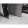 MEXEN/S - Velar L Sprchová zástěna posuvná Walk-in 110 x 200 cm, grafit 8 mm, měď kartáčovaná 871-110-003-43-65