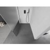 MEXEN/S - KIOTO Sprchová zástěna WALK-IN 090x200 cm 8 mm, černá, Transparent/matné sklo 800-090-101-70-35