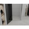 MEXEN - Roma Sprchové dveře křídlové 70, grafit, chrom se stěnovým profilem 854-070-000-01-40