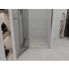 MEXEN - Roma Sprchové dveře Swing 120, transparent, chrom se stěnovým profilem 854-120-000-01-00