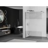 MEXEN/S - Kioto Sprchová zástěna WALK-IN 90 x 200, transparent/dekor 8 mm, grafit kartáčovaná 800-090-101-66-35
