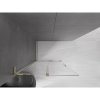 MEXEN/S - Velar L Sprchová zástěna posuvná Walk-in 110 x 200 cm, transparent 8 mm, zlato 871-110-003-03-50