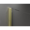 MEXEN/S - Velar Sprchová zástěna posuvná Walk-in 100 x 200 cm, dekor 8 mm, zlato kartáčovaná 871-100-000-33-55