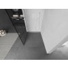 MEXEN/S - KIOTO Sprchová zástěna WALK-IN 120 x 200, transparent/černý vzor 8 mm, bílá 800-120-101-20-77