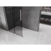 MEXEN/S - Velar L Sprchová zástěna posuvná Walk-in 120 x 200 cm, grafit 8 mm, nikl kartáčovaný 871-120-003-43-97