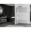MEXEN/S - Kioto L Sprchová zástěna WALK-IN 80 x 200 cm, transparent/dekor, grafit metal 800-080-103-95-35