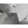 MEXEN/S - Kioto+ L Sprchová zástěna WALK-IN s poličkou a držákem ručníků 70 x 200 cm, dekor, grafit metal 800-070-123-95-30