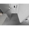 MEXEN/S - Kioto+ L Sprchová zástěna WALK-IN s poličkou a držákem ručníků 80 x 200 cm, dekor, grafit kartáčovaná 800-080-123-66-30