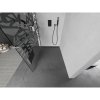 MEXEN/S - Kioto+ L Sprchová zástěna WALK-IN s poličkou a držákem ručníků 90 x 200 cm, bílý vzor, grafit kartáčovaná 800-090-123-66-85