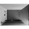 MEXEN/S - Kioto+ L Sprchová zástěna WALK-IN s poličkou a držákem ručníků 120 x 200, grafit, černá 800-120-123-70-40