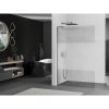 MEXEN/S - Kioto L Sprchová zástěna WALK-IN 90 x 200 cm, transparent/dekor, grafit metal 800-090-103-95-35