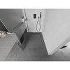 MEXEN/S - Kioto+ L Sprchová zástěna WALK-IN s poličkou a držákem ručníků 90 x 200 cm, transparent/dekor, grafit metal 800-090-123-95-35