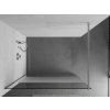MEXEN/S - KIOTO Sprchová zástěna WALK-IN 120x200 cm 8 mm, chrom, Transparent/matné sklo 800-120-101-01-35