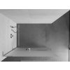 MEXEN/S - Kioto+ L Sprchová zástěna WALK-IN s poličkou a držákem ručníků 90 x 200 cm, dekor, chrom 800-090-123-01-30