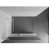 MEXEN/S - Kioto+ L Sprchová zástěna WALK-IN s poličkou a držákem ručníků 100 x 200 cm, transparent/dekor, bílá 800-100-123-20-35
