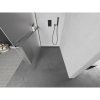 MEXEN/S - Kioto+ L Sprchová zástěna WALK-IN s poličkou a držákem ručníků 90 x 200 cm, dekor, grafit metal 800-090-123-95-30