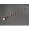 MEXEN/S - Kioto Sprchová zástěna WALK-IN 100 x 80 cm, černý vzor, měď kartáčovaná 800-100-212-65-70-080