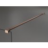 MEXEN/S - Kioto Sprchová zástěna WALK-IN 120 x 80 cm, černý vzor, měď kartáčovaná 800-120-212-65-70-080